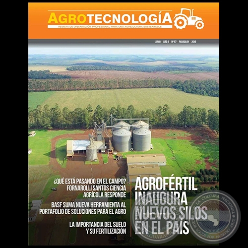 AGROTECNOLOGÍA – REVISTA DIGITAL - JUNIO - AÑO 8 - NÚMERO 97 - AÑO 2019 - PARAGUAY